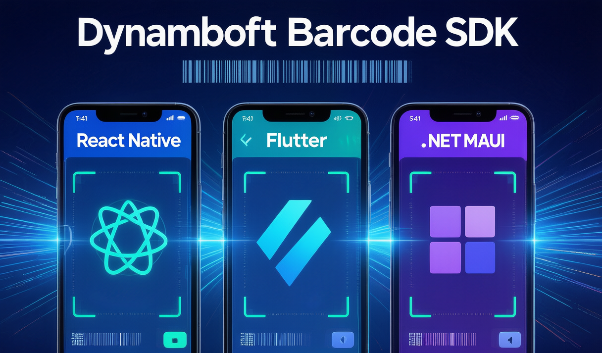Dynamsoft Barcode SDK: Build Mobile Barcode Scanners with React Native, Flutter, and .NET MAUI
