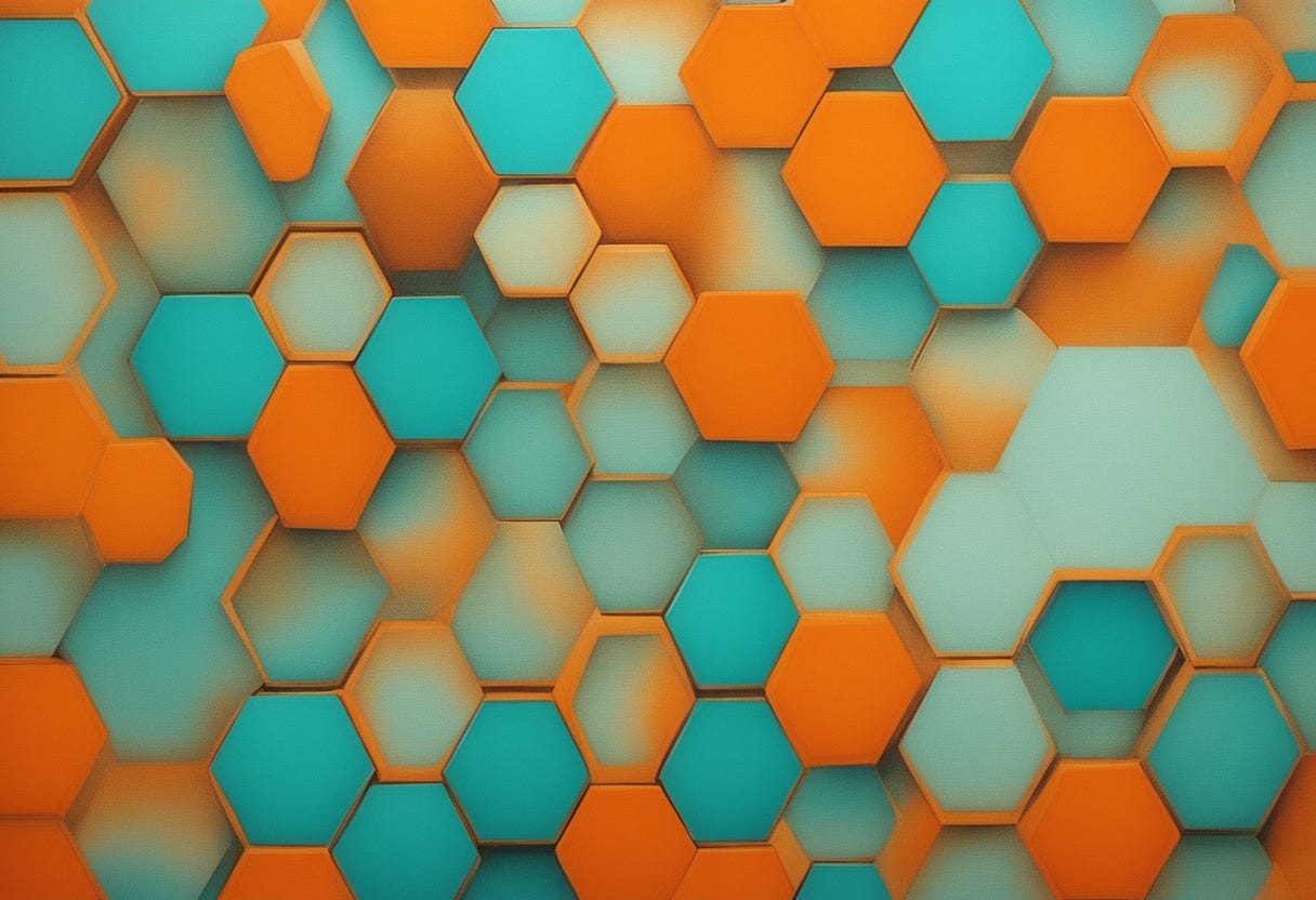 Digital art, ‘Cubistic Tubes”, 2026. ELGNART
