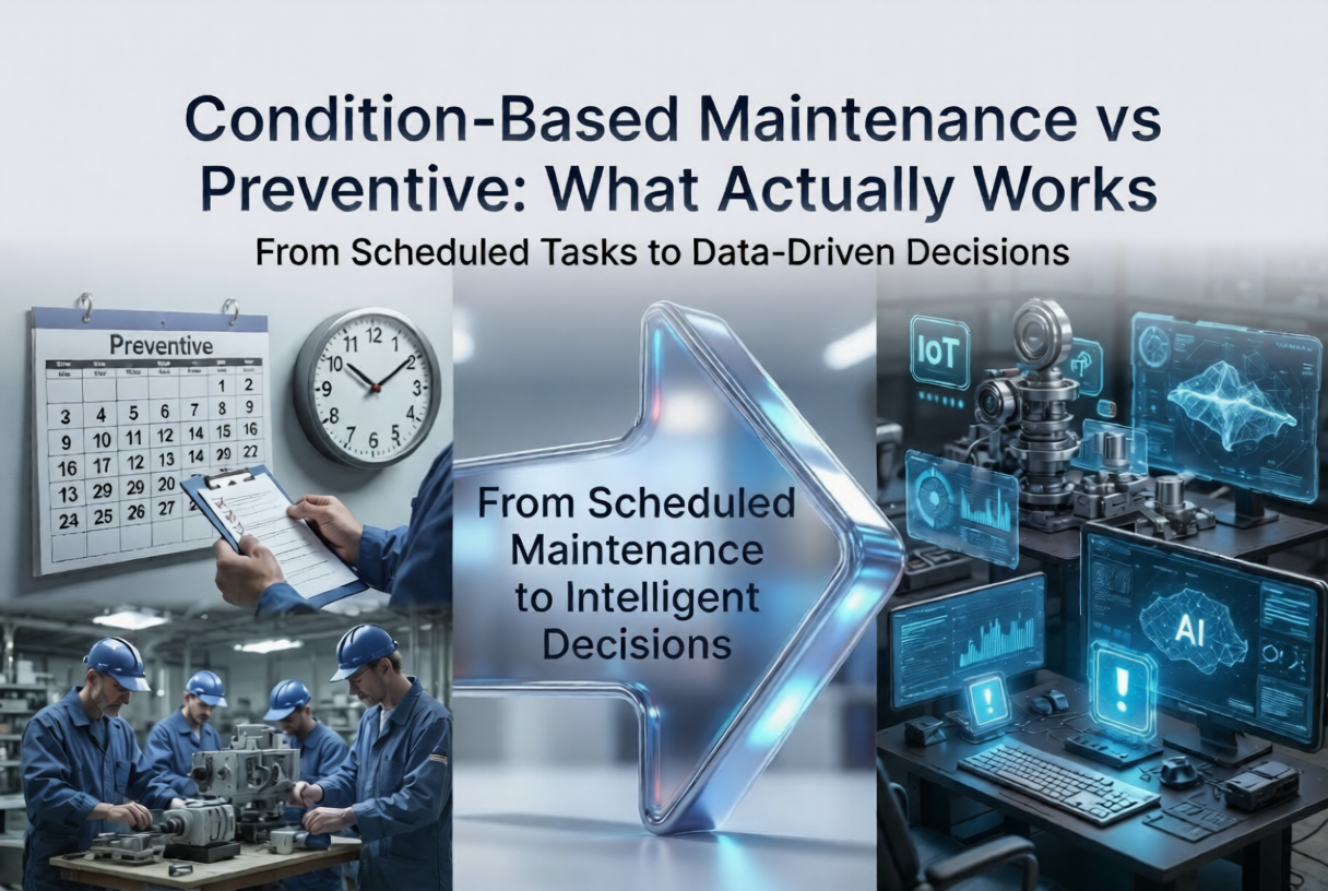 Condition-Based vs Preventive Maintenance: What Actually Works in Modern Industry?