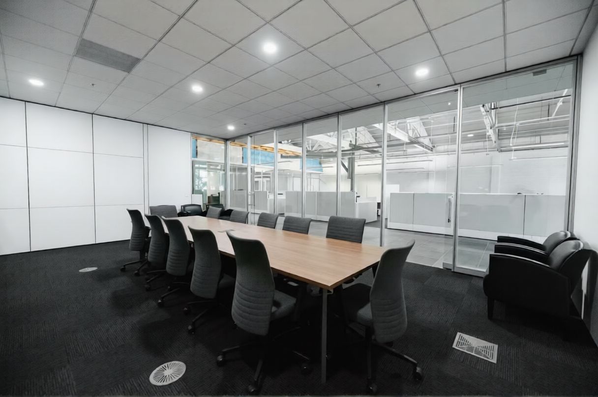 The room where they can all see you, but nobody can hear what’s being said.
