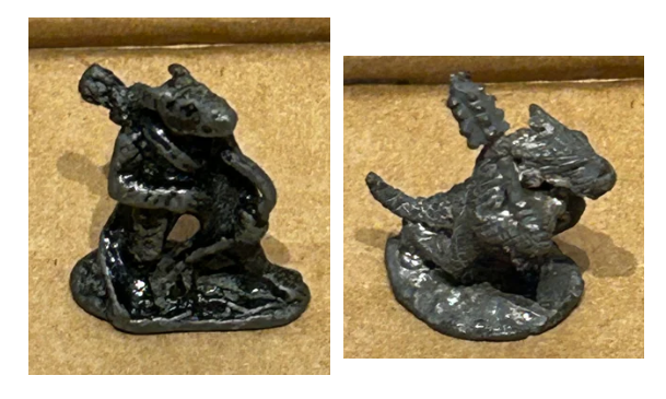 Régiment De 20 Guerriers Saurus Hommes-Lézards Warhammer (5e éd.) Peints + Commandement
