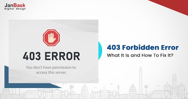 How To Fix 403 Forbidden Error?