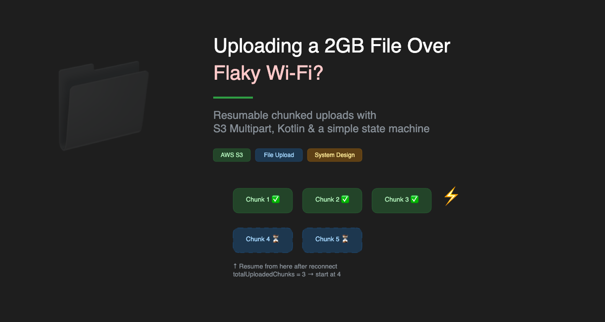 How We Built Resumable File Uploads That Survive Network Failures