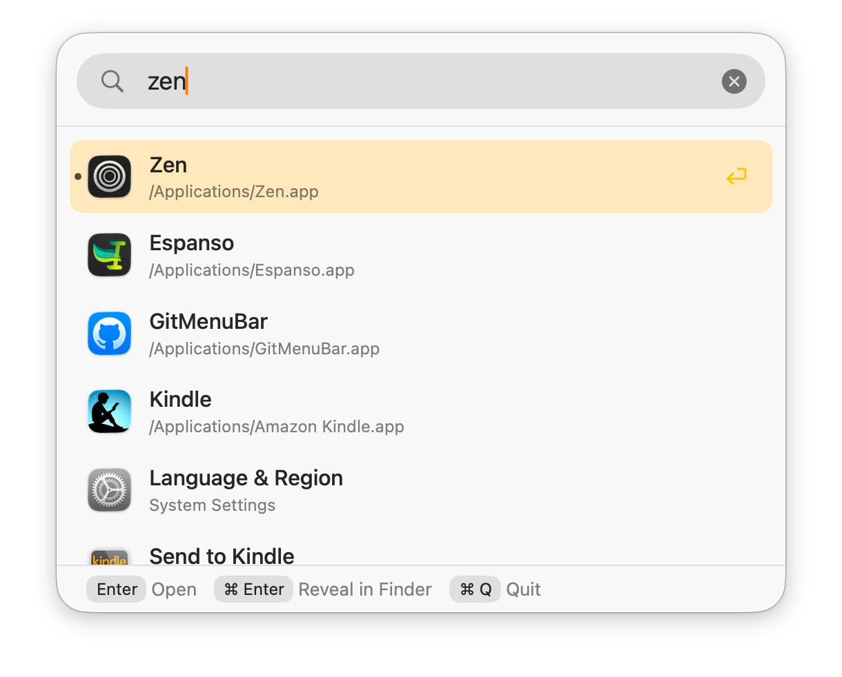 A screenshot of the TinyStart window. Screenshot by author.