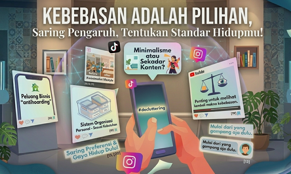 Minimalisme dalam Tren Decluttering: Kebebasan yang Ditemukan atau Sekadar Konten?