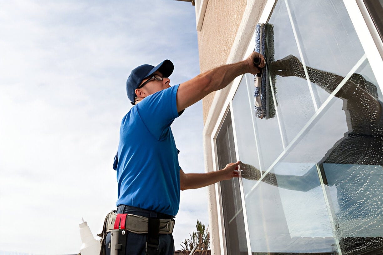 Hire professional window cleaners in Hersham to enjoy crystal-clear windows.