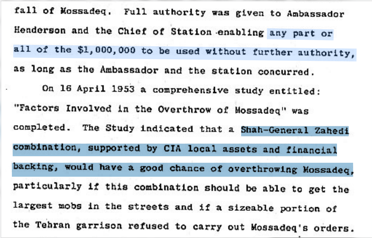CIA Records, CIA Internal Histories Document 1 (Cover Sheet, Summary, I, II, III, IV, V, VI, VII, VIII, IX, X, Appendix A, Appendix B, Appendix C, Appendix D, Appendix E): CIA, Clandestine Services History, Overthrow of Premier Mossadeq of Iran: November 1952 — August 1953, Dr. Donald N. Wilber, March 1954