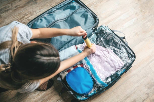 Suitcase Vacuum Storage Bag, Vacuum Bags Clothes, Suitcase Travel