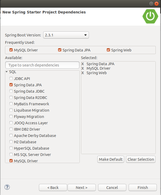 Spring mysql deals driver