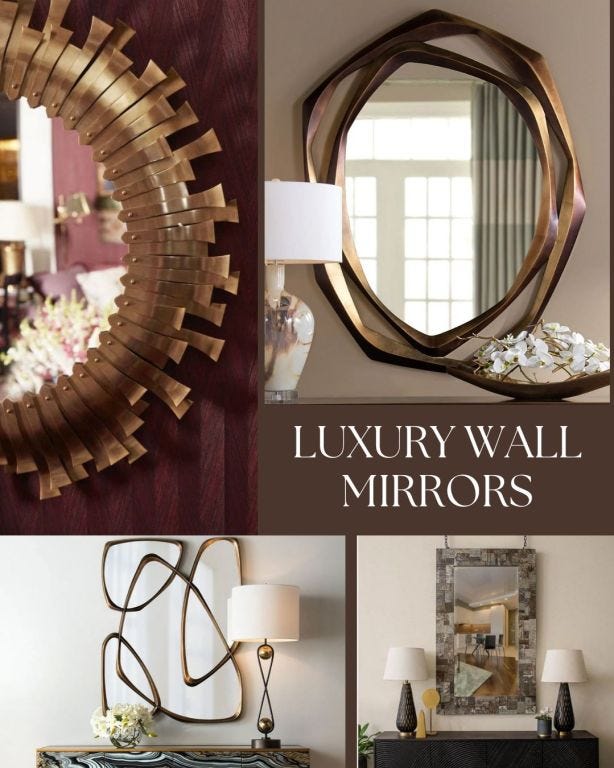 Portfolio decorative cheap wall mirror