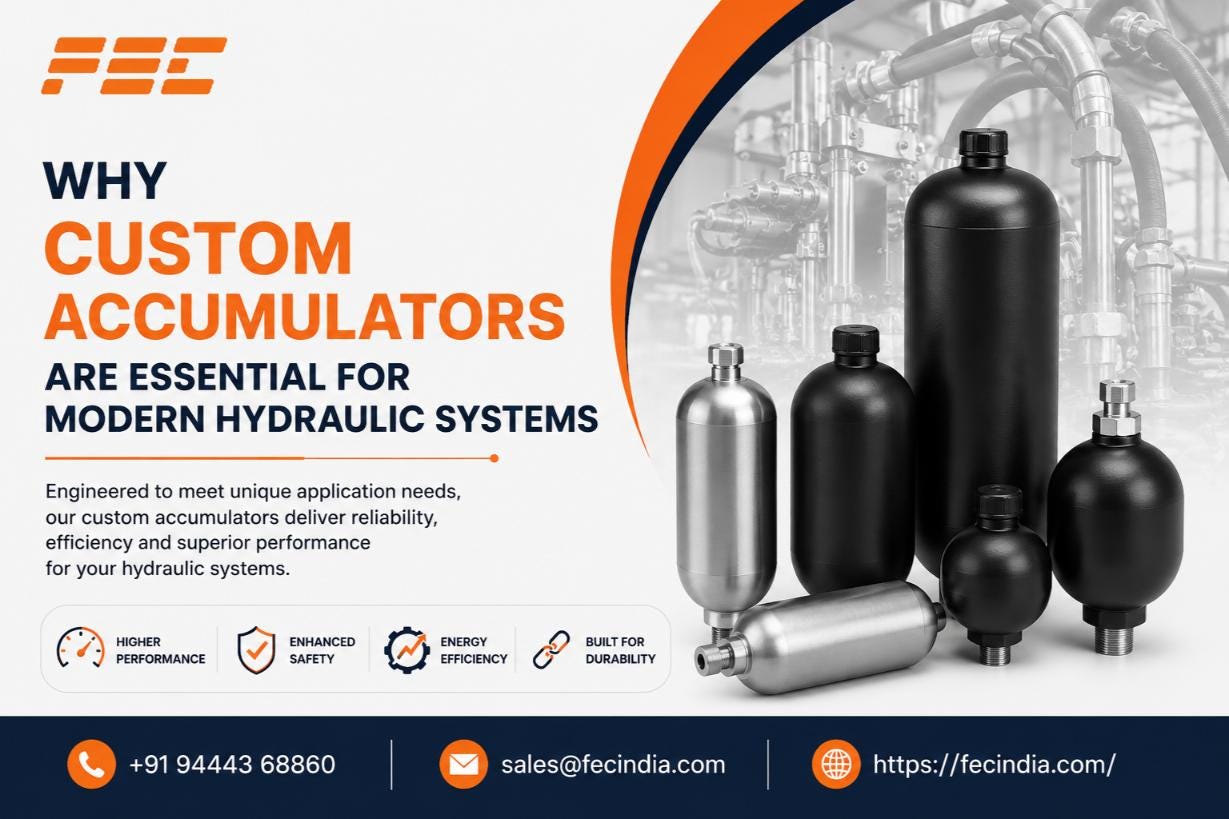Why Custom Accumulators Are Essential for Modern Hydraulic Systems