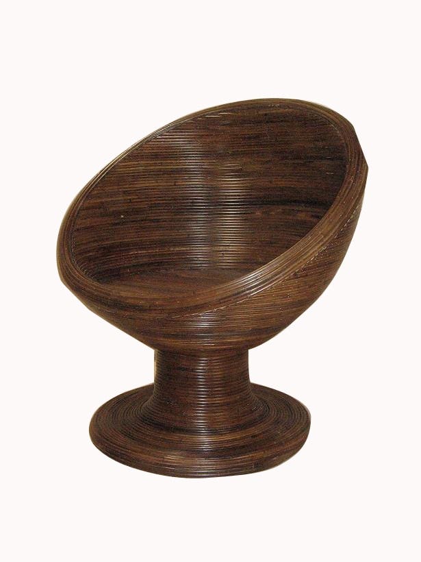 Big circle 2024 wicker chair