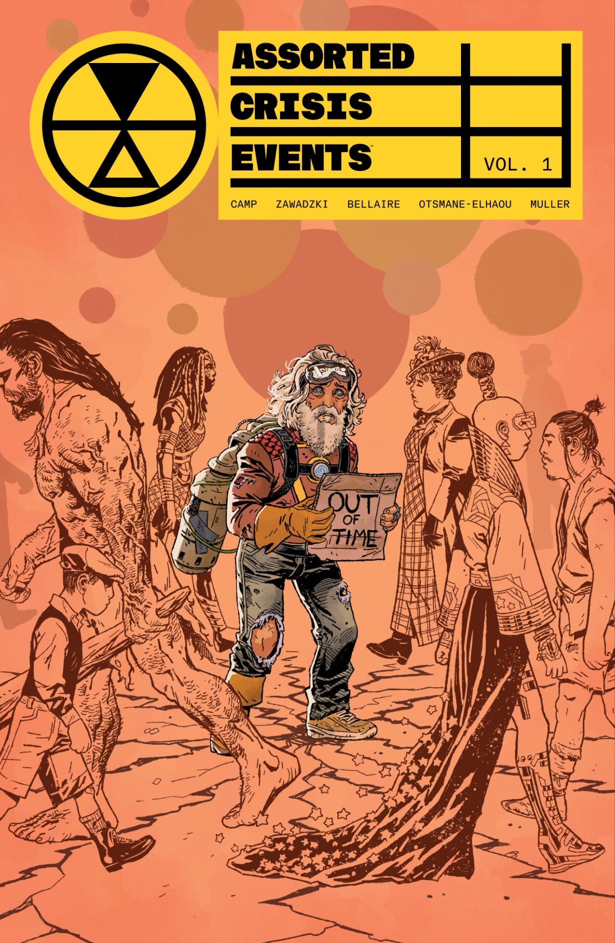 A page from Assorted Crisis Events #1 (2025), by Deniz Camp, Eric Zawadzki. IMAGE COMICS