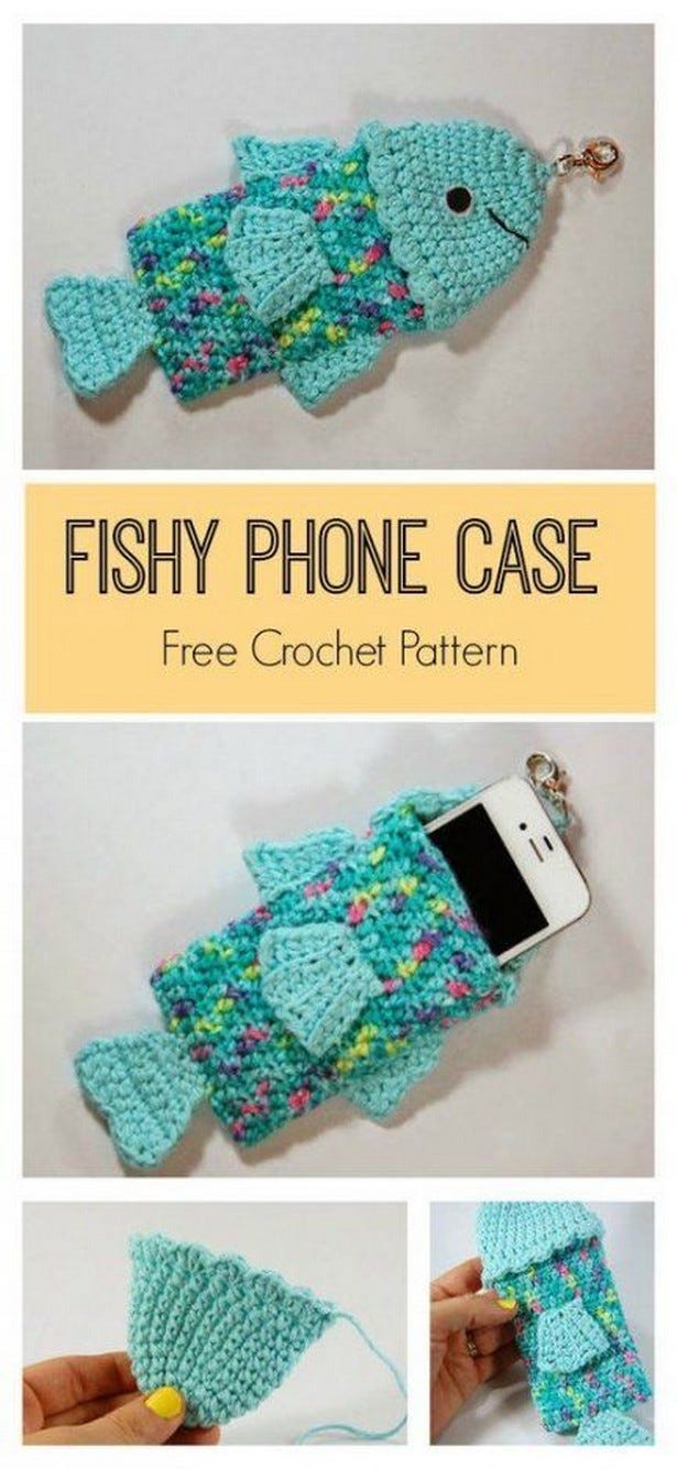 DESIGNbyBORI, DIY, crochet phone case pattern kit