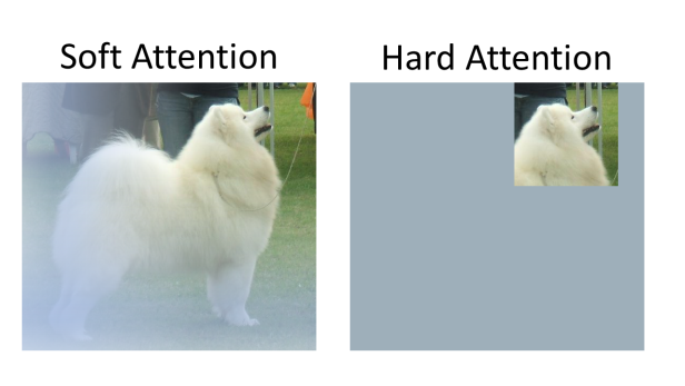 Hard attention. Soft attention. Visual attention. Hard local attention.