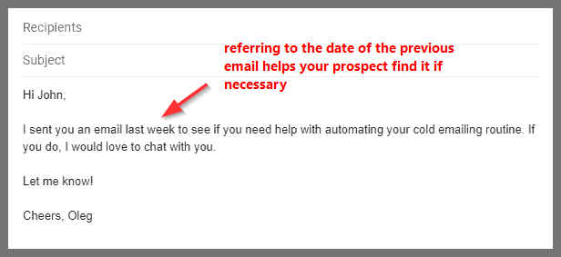 6 follow up email samples to use after you get no response | by LeadGibbon  | Medium