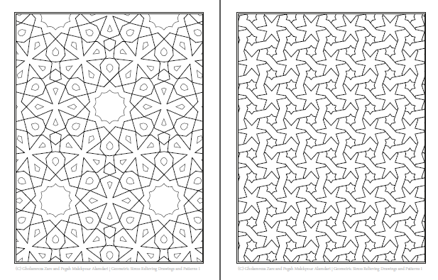 Free Printable Geometric Pattern Colouring Page