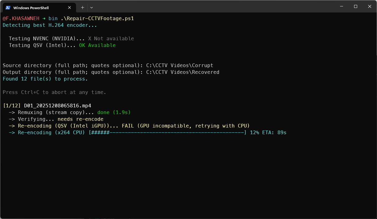 Script Running