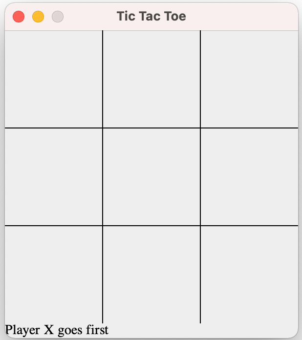 Square Tic Tac Toe GUI - Practice Python Projects