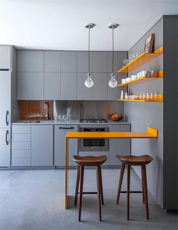 20 Beautiful Design Ideas For Small Kitchens - DesignMaz