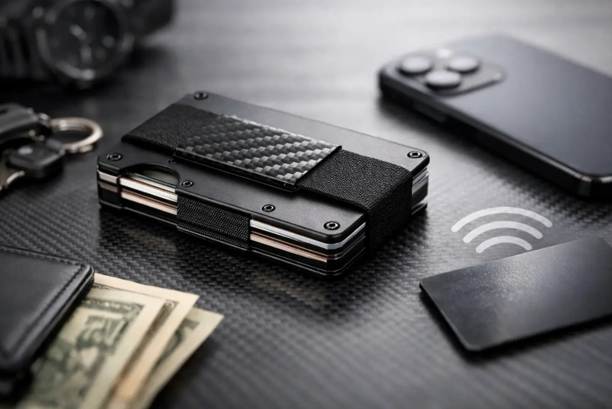 Tactical RFID Blocking Minimalist Wallet Guide