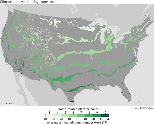 The One Minute Geographer: Shifting Planting Zones | by Jim Fonseca | Medium