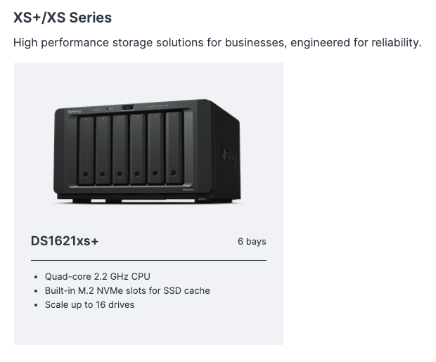 Synology DS 1621+: finally I decided to buy one | by Life-is-short