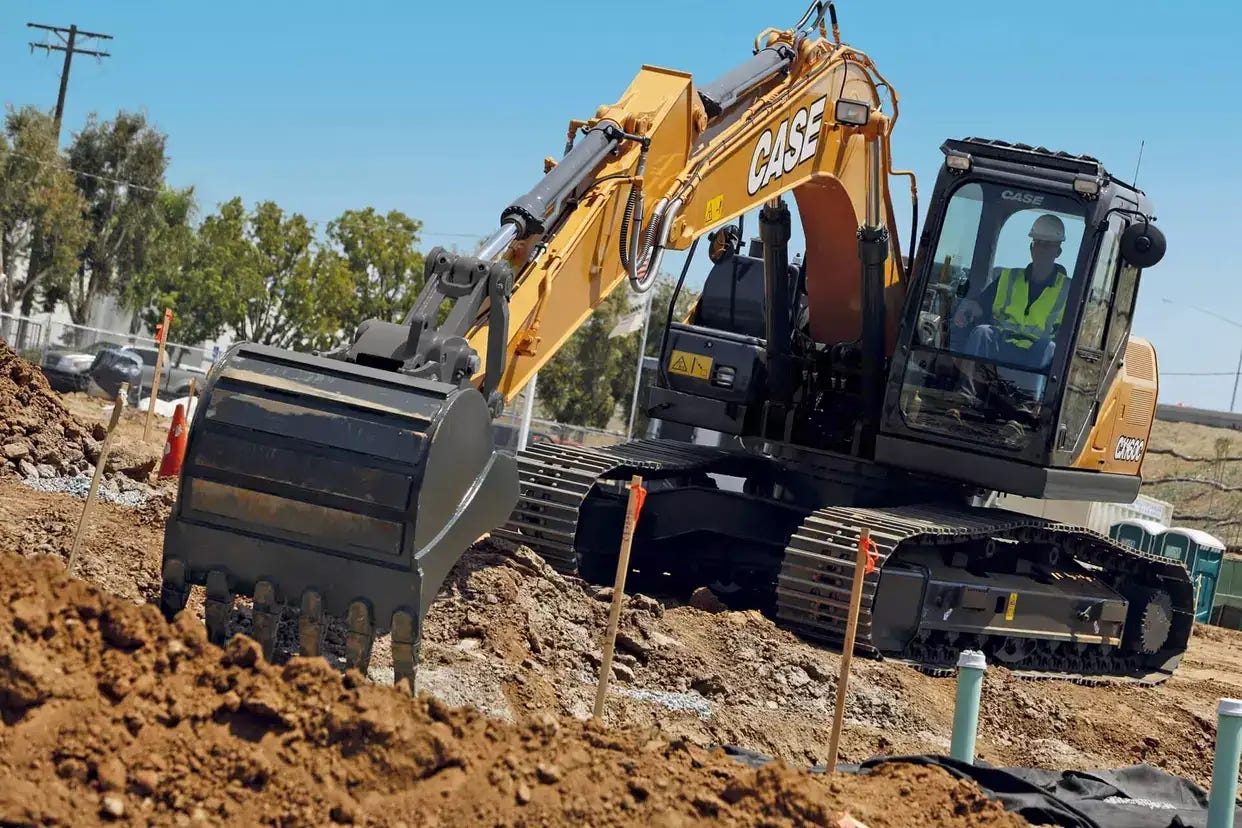 Ekstraksi Presisi: Keunggulan Excavator Crawler CX210C di Lereng Labil