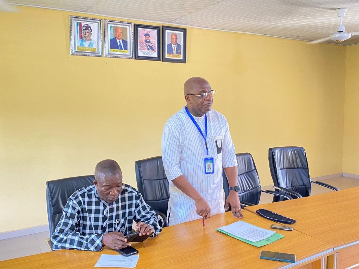 FUTIA RECEIVES AKWA IBOM STATE CORRESPONDENTS’ CHAPEL OF NUJ ON A COURTESY VISIT