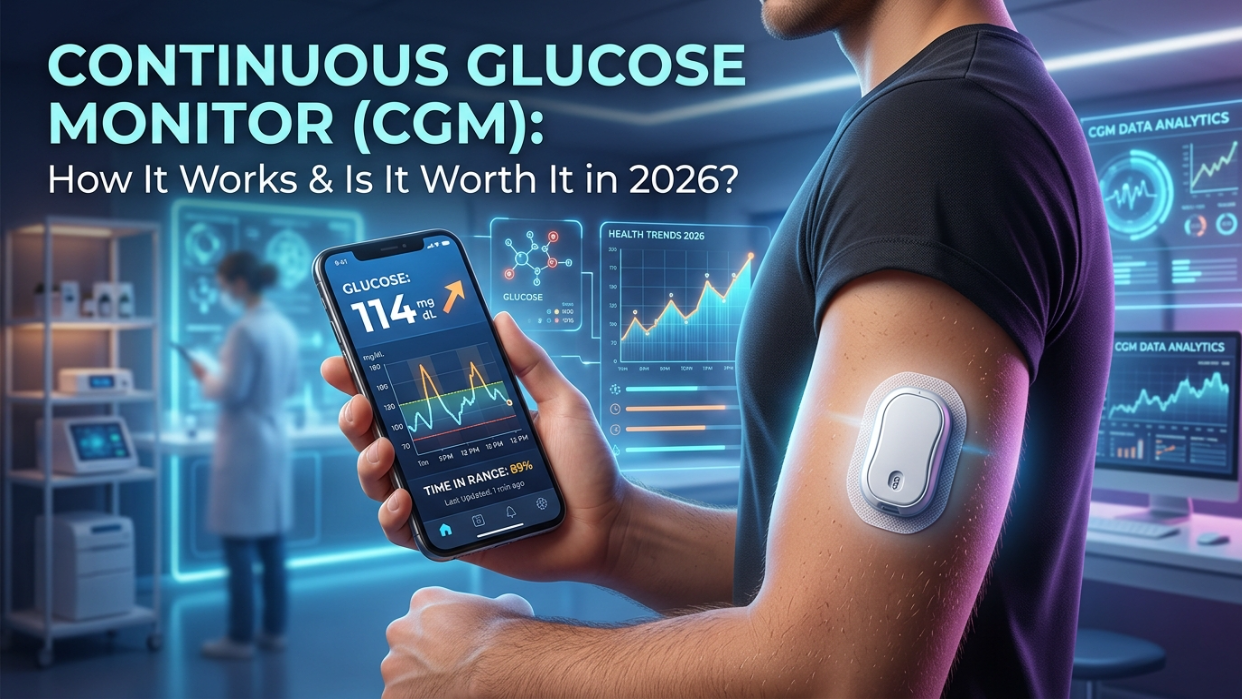 Continuous Glucose Monitor (CGM): How It Works and Is It Worth It in 2026?