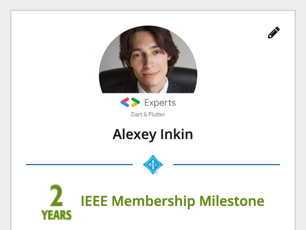 How I became a Senior Member of IEEE by Alexey Inkin Dev