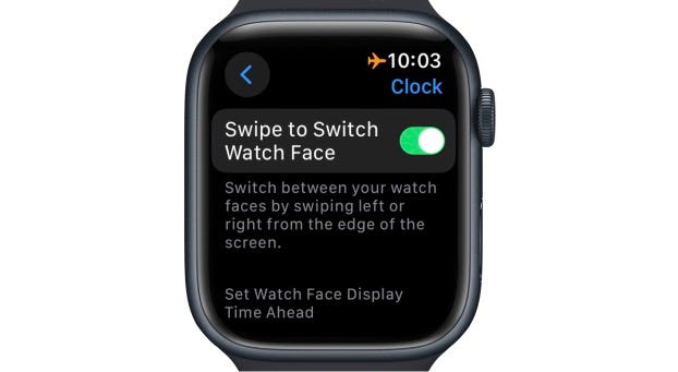 How to turn 2025 apple watch face around