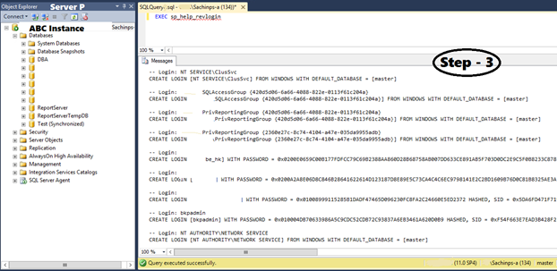 sp_help_revlogin –Simplest way to transfer logins to SQL Server Instance |  by SACHIN SHRIKANT PAI | Medium