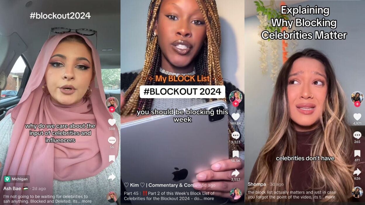 The Internet Hit “Unfollow”: What #Blockout2024 Revealed About the Power — and Limits — of Online…