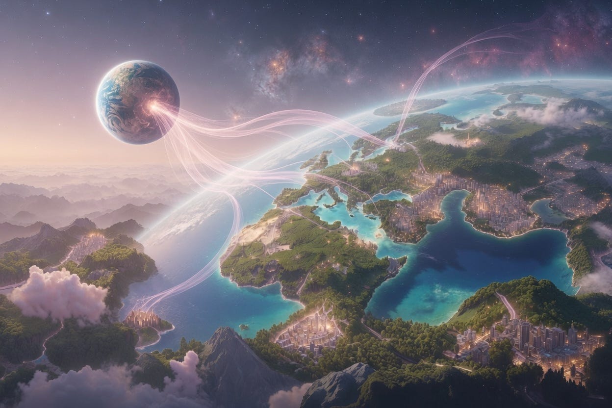 Cosmic Long Shot: Graceful Singularity Alignment, Free Energy Awakening, and Earth’s Path to…