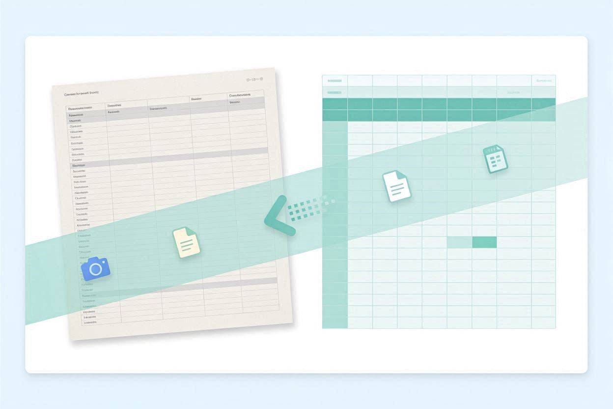 How to Convert Any Image to Excel in Seconds Using AI OCR