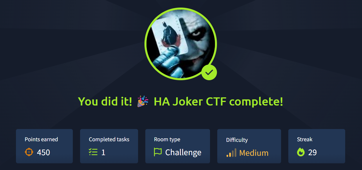 [TryHackMe] HA Joker CTF