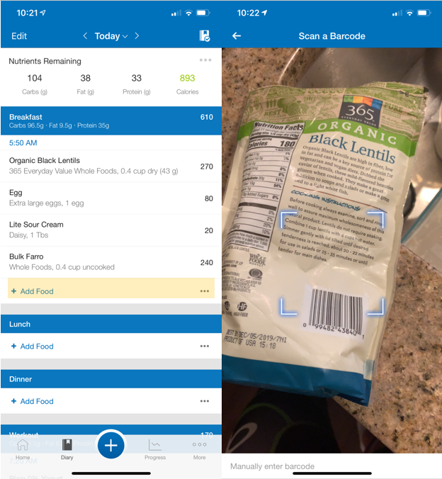 How To Weigh Food & Input Into MyFitnessPal [HIITRITION] 