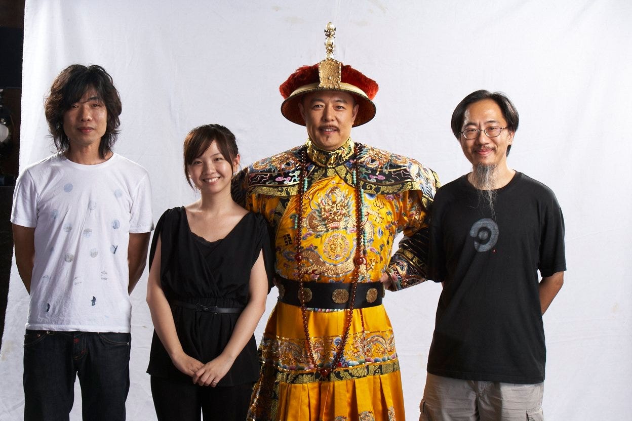 此為替 #鄉林皇居 做廣告時的幕後照片