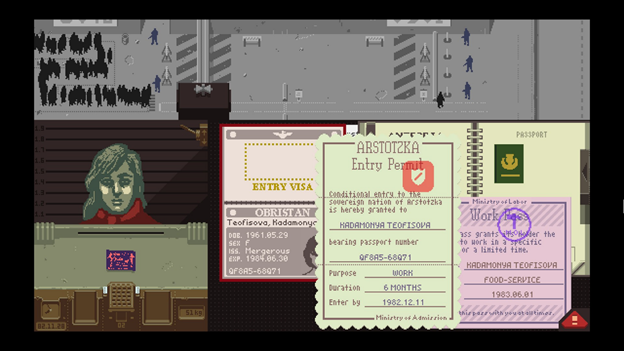 Glory to Arstotzka: Papers, Please and Procedural Rhetoric – Games and/as  Literature