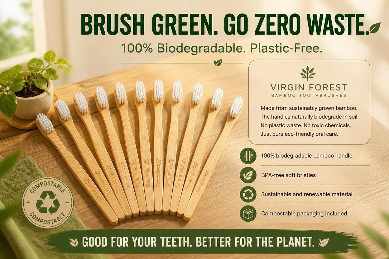 How Does Bamboo Toothbrush Set Help You Achieve 10X Better Eco-Friendly Oral Care?