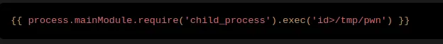 Weird Error popped up when pasting this payload in code block in medium
