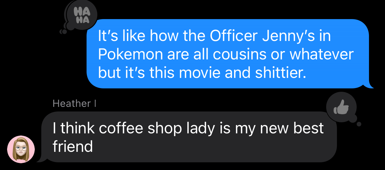 Honestly? Coffee shop lady is relatable.