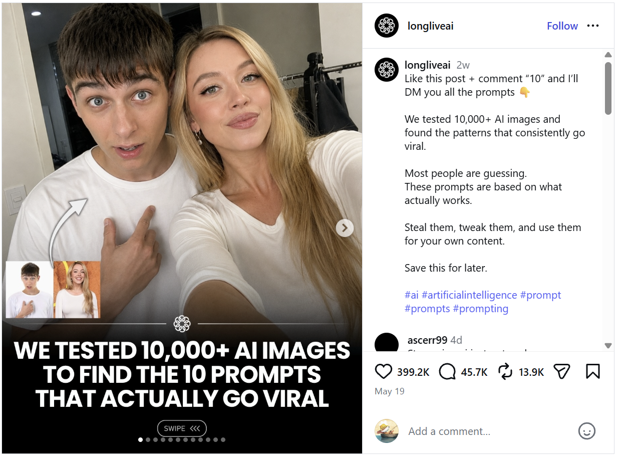 There are plenty of examples of these types of posts