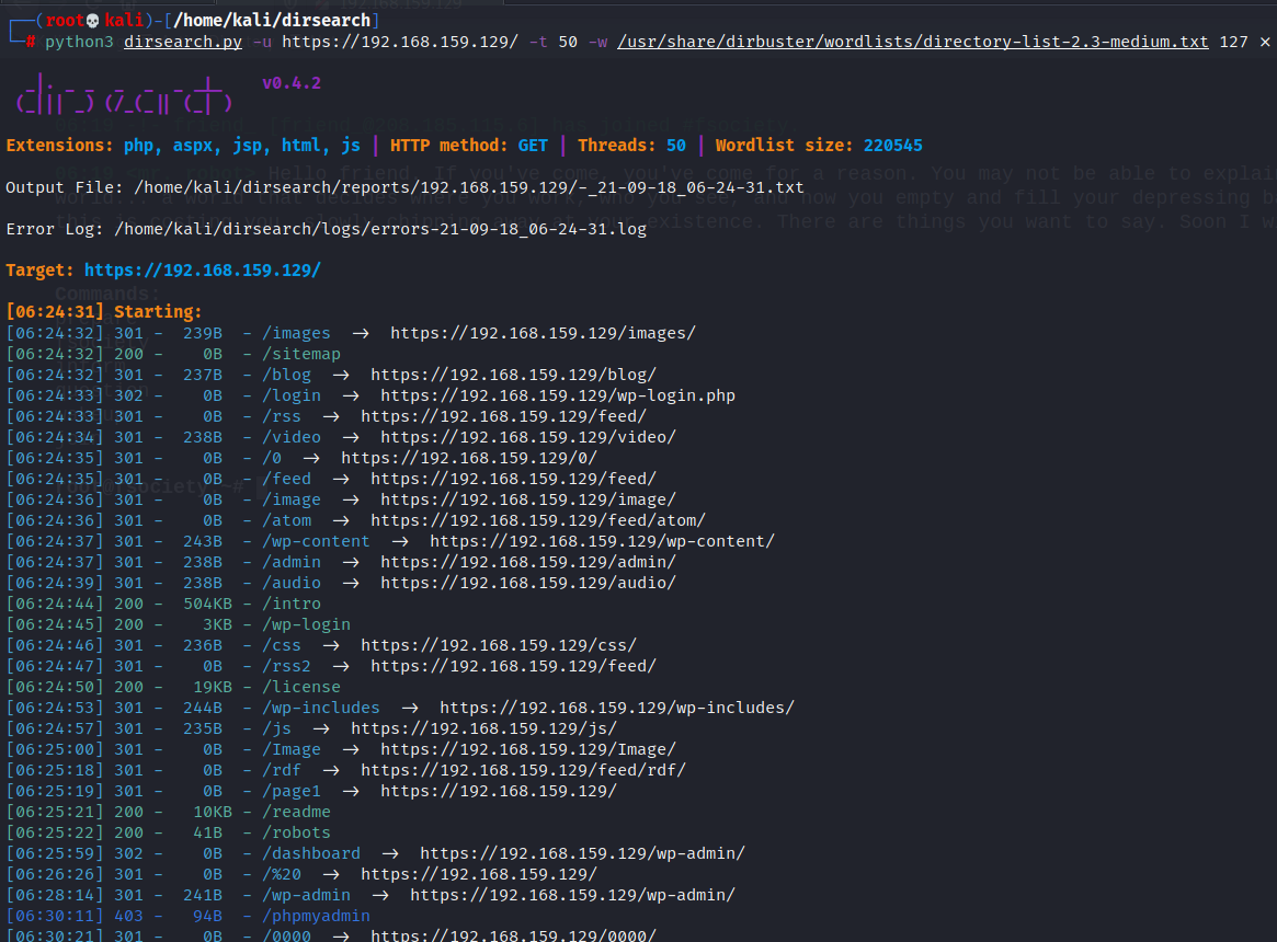 directory bruteforce