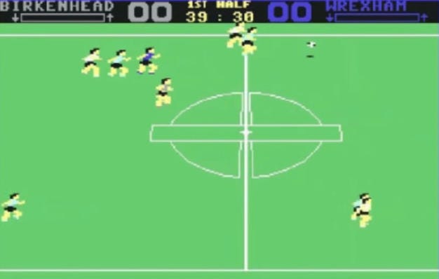 Quase quarentão!. Os jogos de futebol para console…