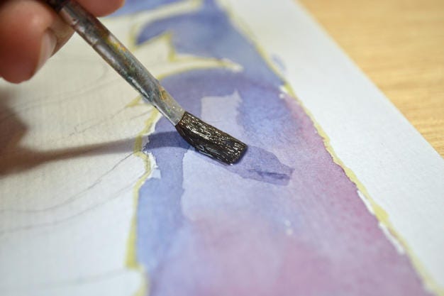 How to Use Masking Fluid with Watercolors - One Paper Street