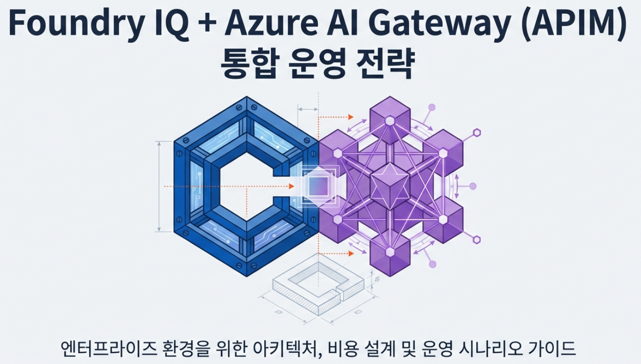 Foundry IQ + Azure AI Gateway(APIM) 함께 쓰기: 운영 시나리오와 비용 설계: 3편