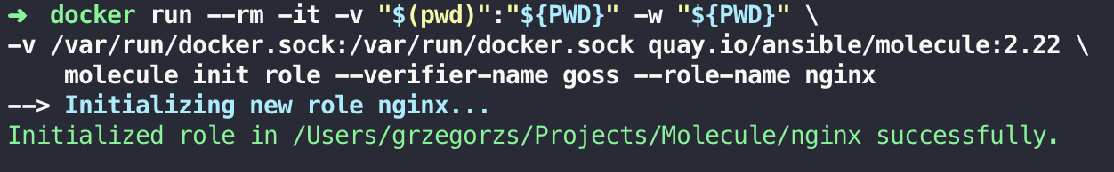 Introduction to testing Ansible roles with Molecule leveraging Docker inside Docker and Goss.