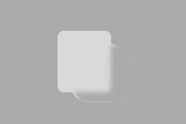 Glassmorphism and liquid glass are about context not material